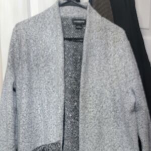 Liz Claiborne Gray and Dark Gray Sweater